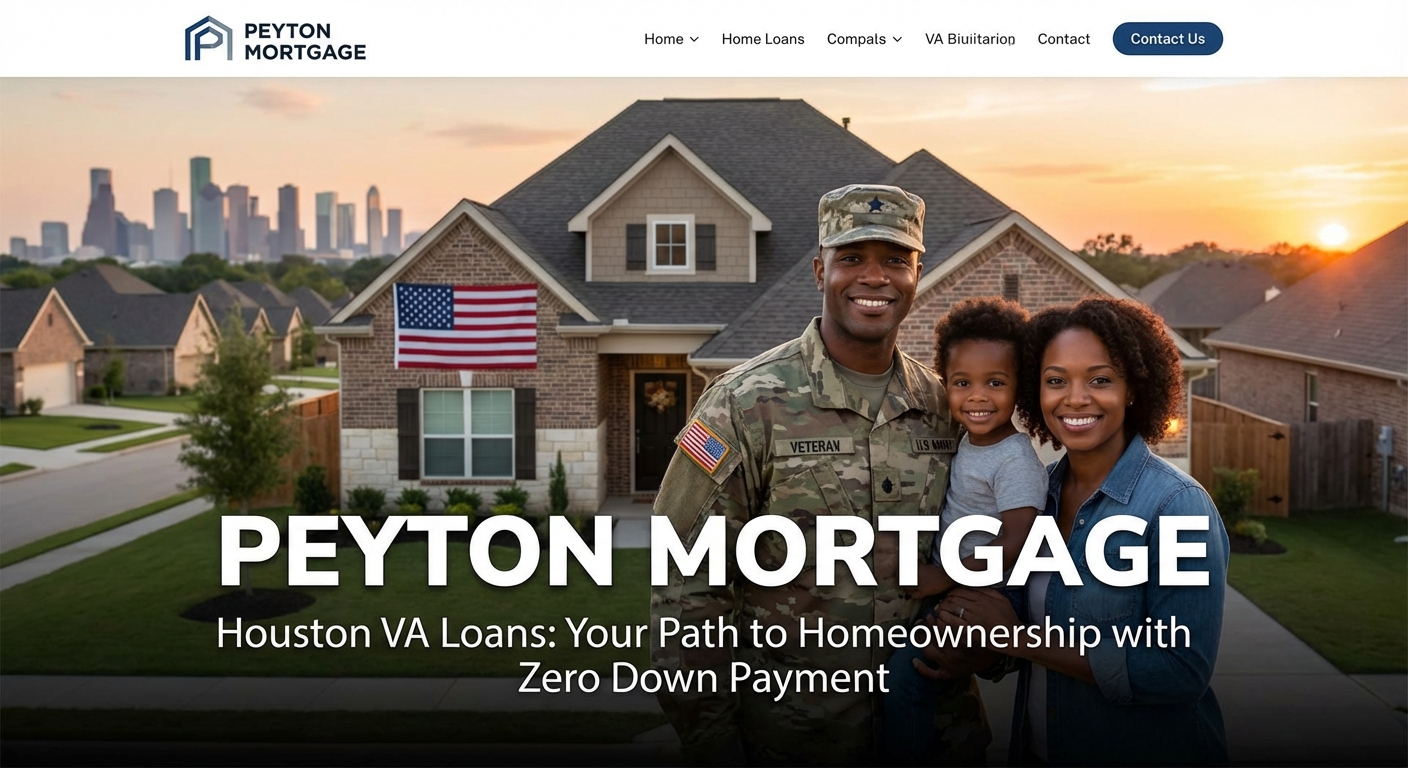 a7f54f46-e019-4a45-9473-7eef8473e64e Veteran family buying a home in Houston using VA loan with zero down payment